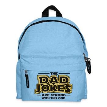 Father Jokes Stark Shirt Dad Jokes Father Daddy - Kids' Backpack - light blue - Front