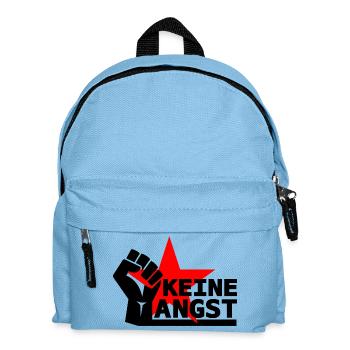 Widerstand - Keine Angst - Kinder Rucksack - Hellblau - Vorne