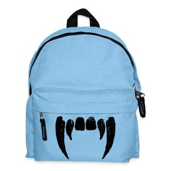 Klaue Kreis - Distressed Grafik - Kinder Rucksack - Hellblau - Vorne