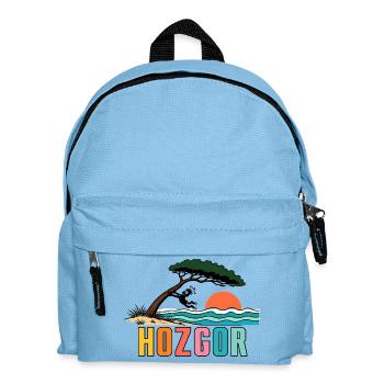 HOZGOR Ocean Pine of the Landes Retro - Kids' Backpack - light blue - Front