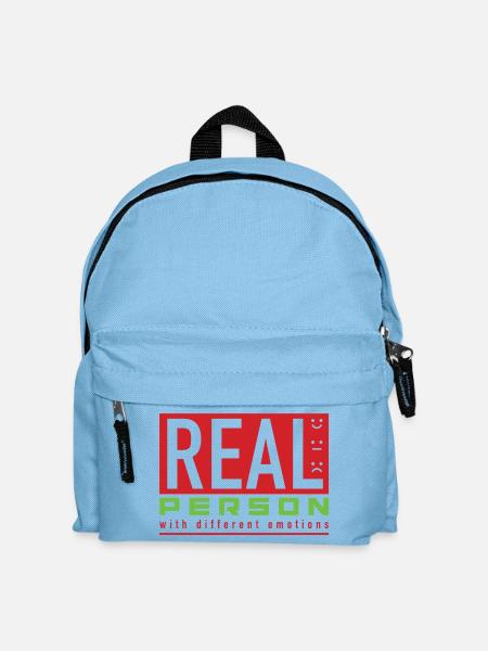 Real Person - Kinder Rucksack - Hellblau