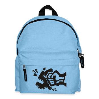 gegen nazis - Sac à dos Enfant - bleu clair - Devant