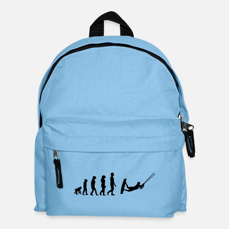 Kiteboard,Kiteboarder,Kite,Kiteboarding,Meer,Board - Kinder Rucksack - Hellblau