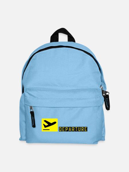 Avion qui décolle - Sac à dos Enfant - bleu clair