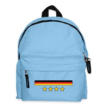 Drapeau Allemand - Allemagne - Sac à dos Enfant - bleu clair - Devant