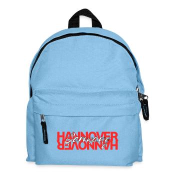 Hanover Typo City Print - Kids' Backpack - light blue - Front