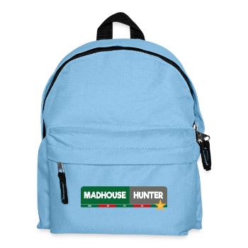 MadhouseHunter - Kinder Rucksack - Hellblau - Vorne