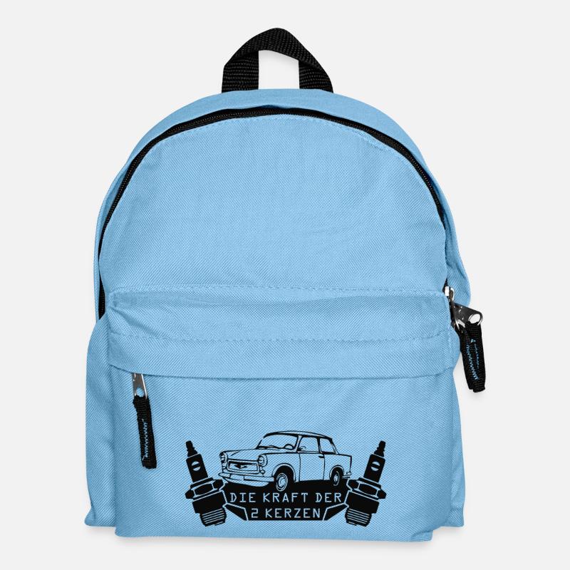 Trabant 601 2Kerzen - Kinder Rucksack - Hellblau