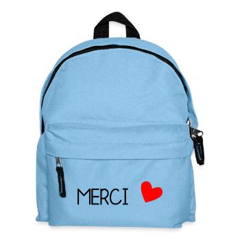 VIELEN DANK. GELIEBTE. MEISTER. DANKE HERRIN - Kinder Rucksack - Hellblau - Vorne
