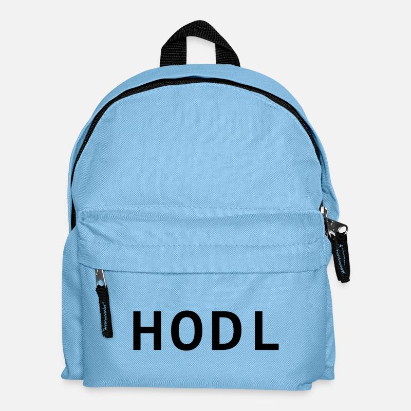 HODL - Kinder Rucksack - Hellblau