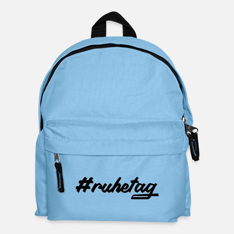 #ruhetag - Kinder Rucksack - Hellblau