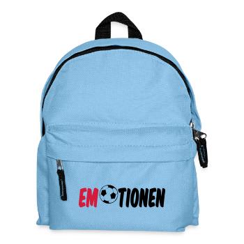 Emotionen (Fußball) Geschenk - Kinder Rucksack - Hellblau - Vorne