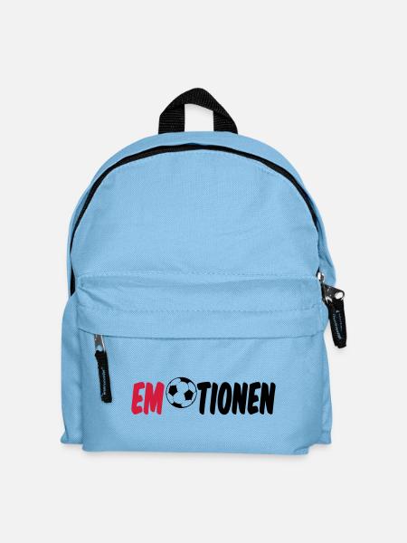 Emotionen (Fußball) Geschenk - Kinder Rucksack - Hellblau