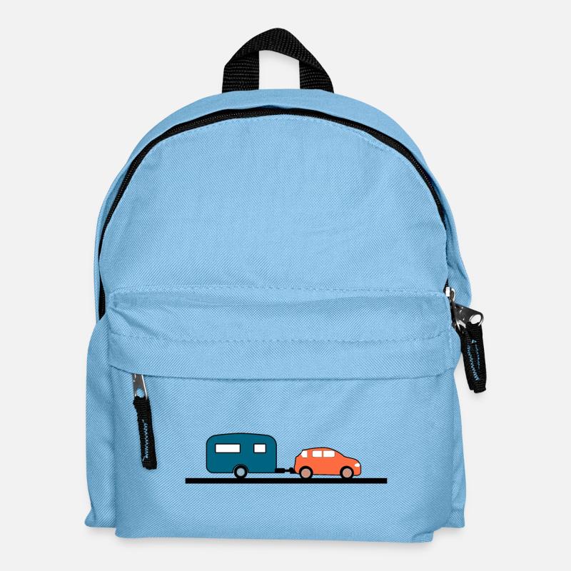Auto - Kinder Rucksack - Hellblau