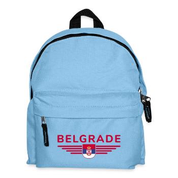 Belgrade T-Shirt – For fans of the capital - Kids' Backpack - light blue - Front