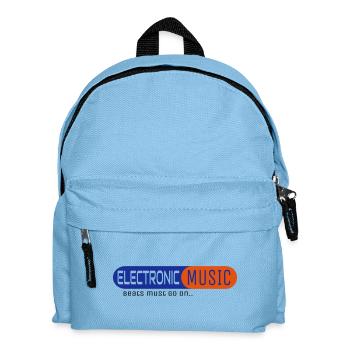 Electronic Music - Kids' Backpack - light blue - Front