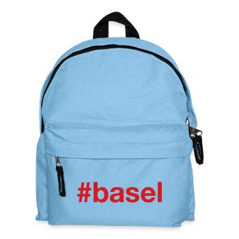 Basel Switzerland Schweiz - Kinder Rucksack - Hellblau - Vorne