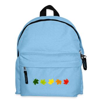 Der Herbst ist da - Kinder Rucksack - Hellblau - Vorne