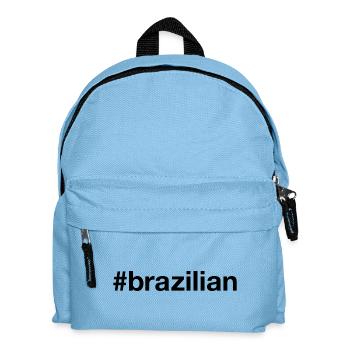 Brésil Brésil Hashtag Je suis brésilien - Sac à dos Enfant - bleu clair - Devant