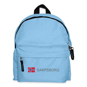 Drapeau de la Norvège - Sarpsborg - Norvège - Norvège - Sac à dos Enfant - bleu clair - Devant