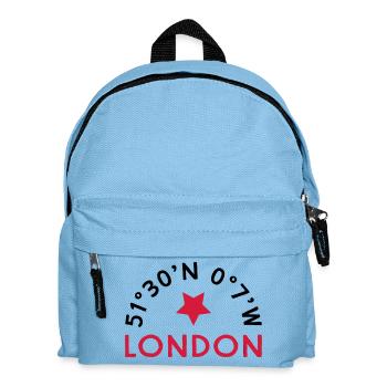London - Kids' Backpack - light blue - Front