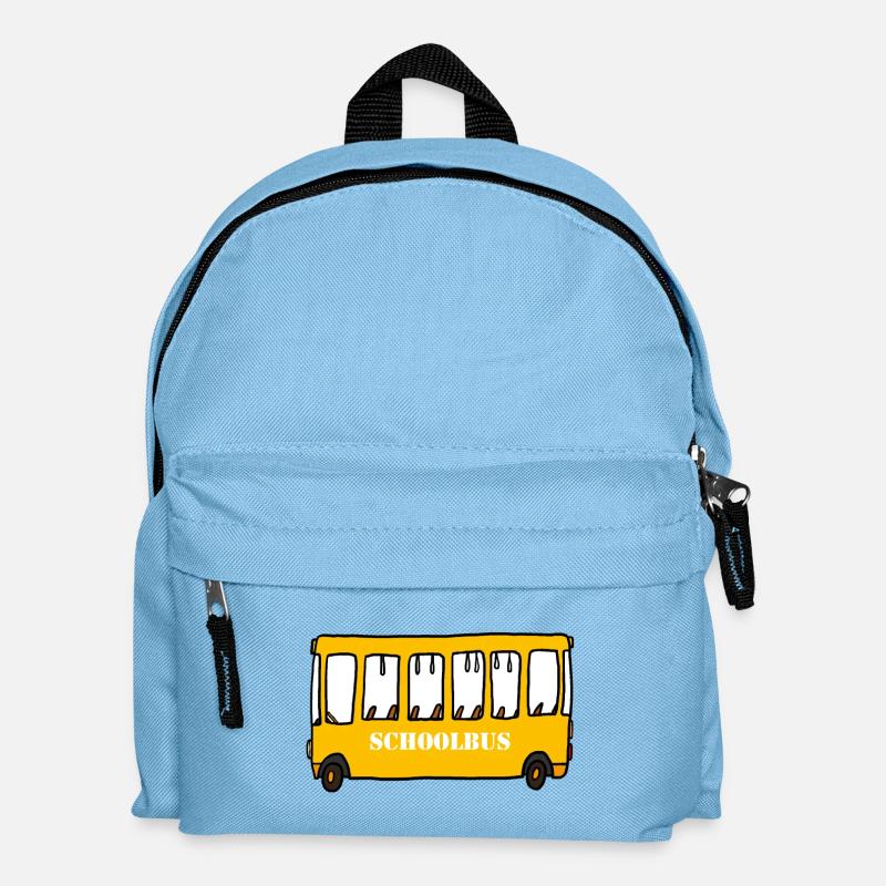 Schoolbus - Kinder Rucksack - Hellblau
