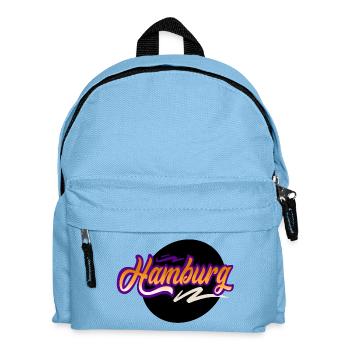 Hamburg - Kinder Rucksack - Hellblau - Vorne