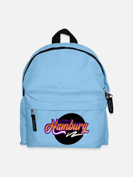 Hamburg - Kinder Rucksack - Hellblau