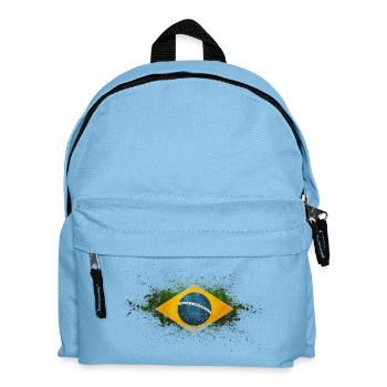 Brasil Flag - Kids' Backpack - light blue - Front