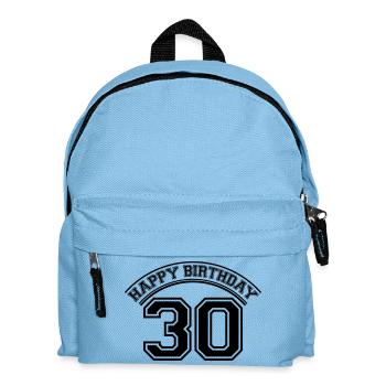 Happy Birthday 30 Years Logo - Sac à dos Enfant - bleu clair - Devant