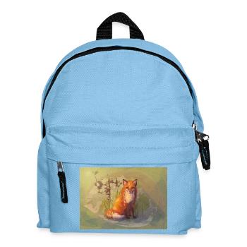 Herbst Fuchs - Kinder Rucksack - Hellblau - Vorne