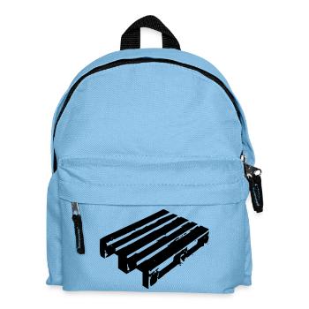 Palette T-shirt, carpenter,construction,architect, - Kids' Backpack - light blue - Front