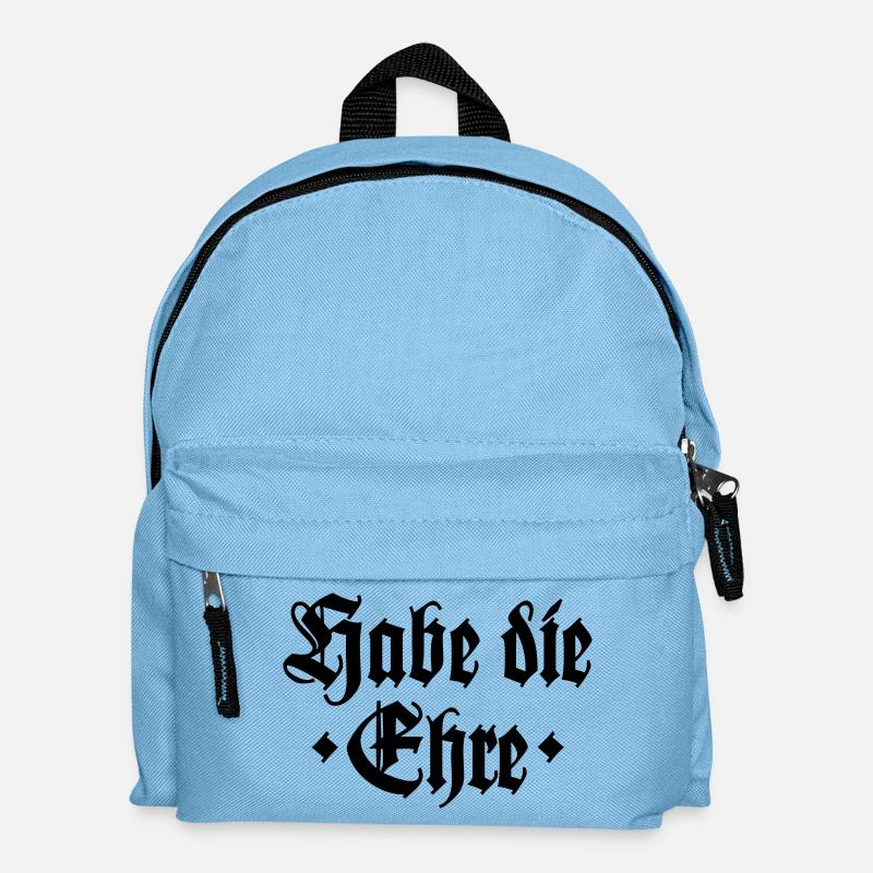Habe die Ehre - Kinder Rucksack - Hellblau
