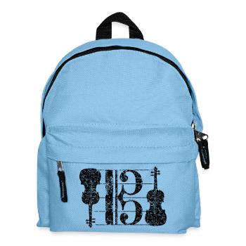 Alto Keys & Violas (Vintage Black) Musiciens - Sac à dos Enfant - bleu clair - Devant