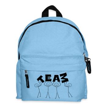team - Kids' Backpack - light blue - Front