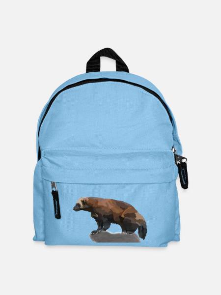 Verena, the wolverine - Kids' Backpack - light blue