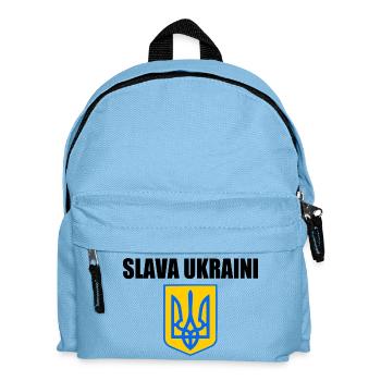 Slava ukraini - Kids' Backpack - light blue - Front