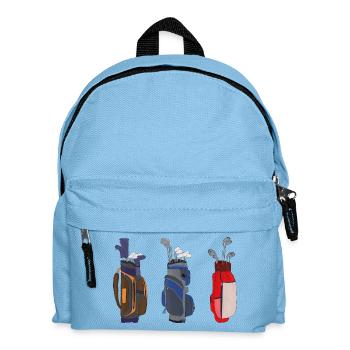 Tolle Golftaschen - Kinder Rucksack - Hellblau - Vorne