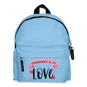 Cheerleading Cheerleader Love Geschenk - Kinder Rucksack - Hellblau - Vorne