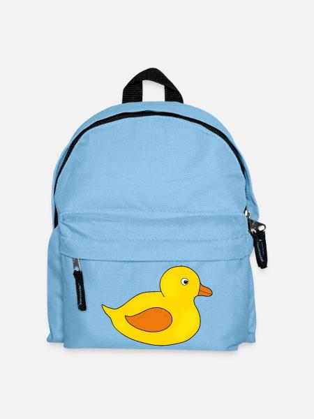 Kawaii Chibi Kawaii Ente Kawaii Entchen - Kinder Rucksack - Hellblau