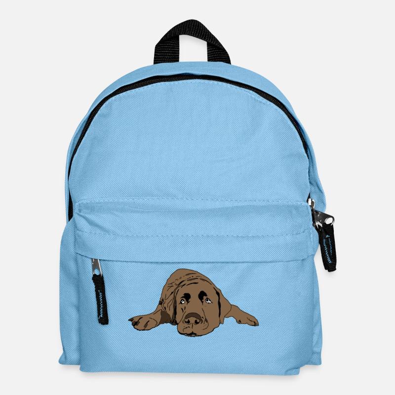 Labrador - Kinder Rucksack - Hellblau