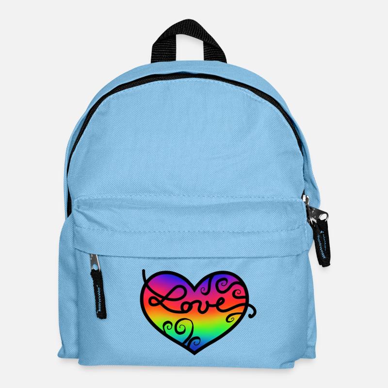 Love - Kids' Backpack - light blue