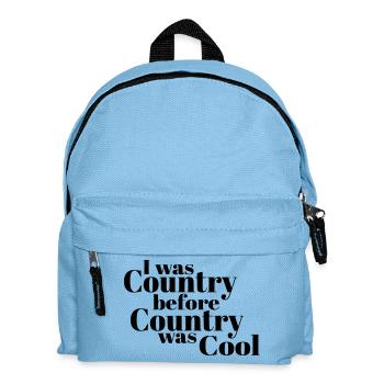 J’étais country avant que la country ne devienne cool* - Sac à dos Enfant - bleu clair - Devant