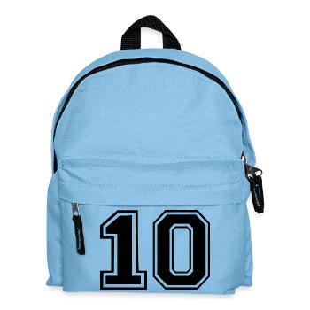 10 - Kinder Rucksack - Hellblau - Vorne