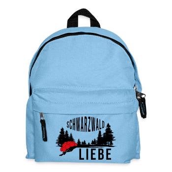 Schwarzwald Liebe - Kinder Rucksack - Hellblau - Vorne