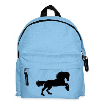 Friesen Galopp - Kinder Rucksack - Hellblau - Vorne