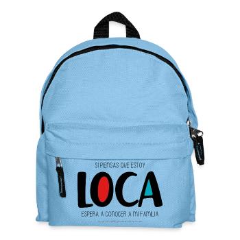 Je suis fou - Sac à dos Enfant - bleu clair - Devant