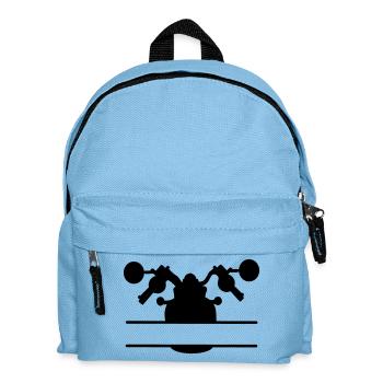 Logo du sport automobile - Sac à dos Enfant - bleu clair - Devant