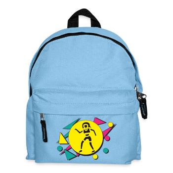 80s Dancer - Kids' Backpack - light blue - Front