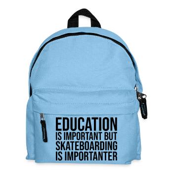 Skateboard Skateboard Skateboard - Kids' Backpack - light blue - Front